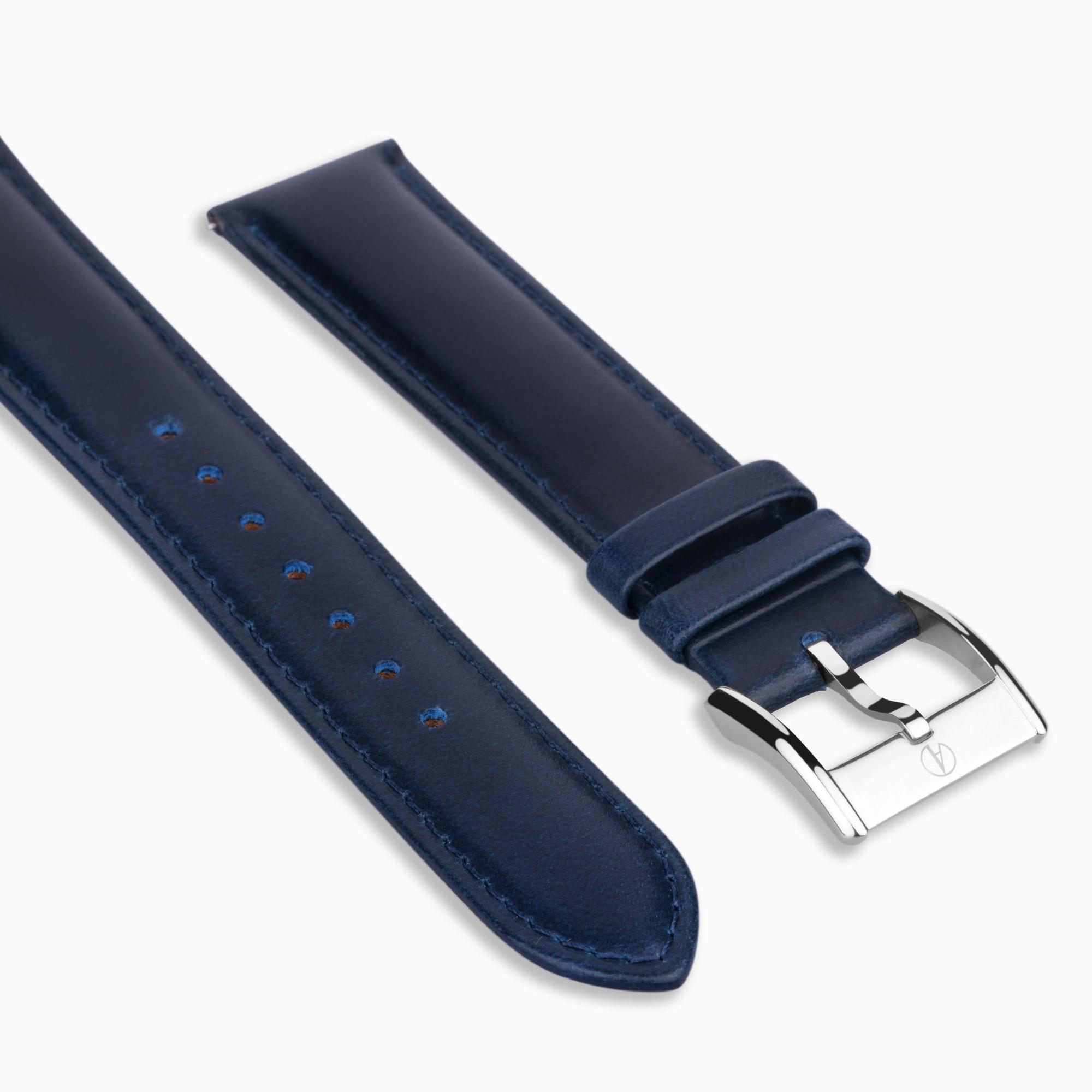 Accurist Classic Men's Navy Leather 20mm Strap